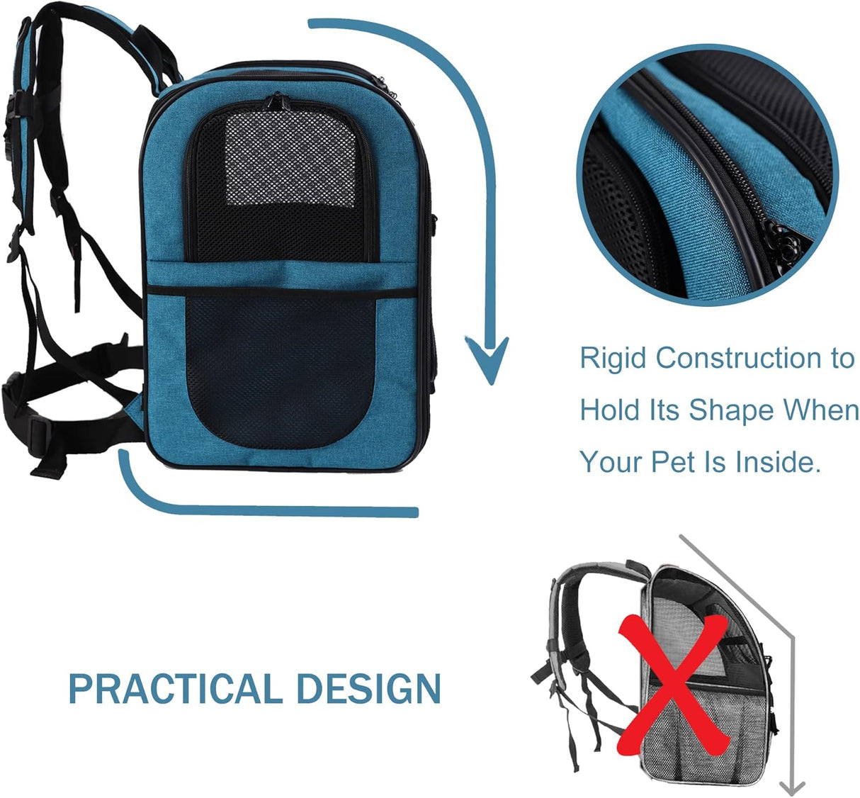 Mochila para llevar gatos grandes para senderismo