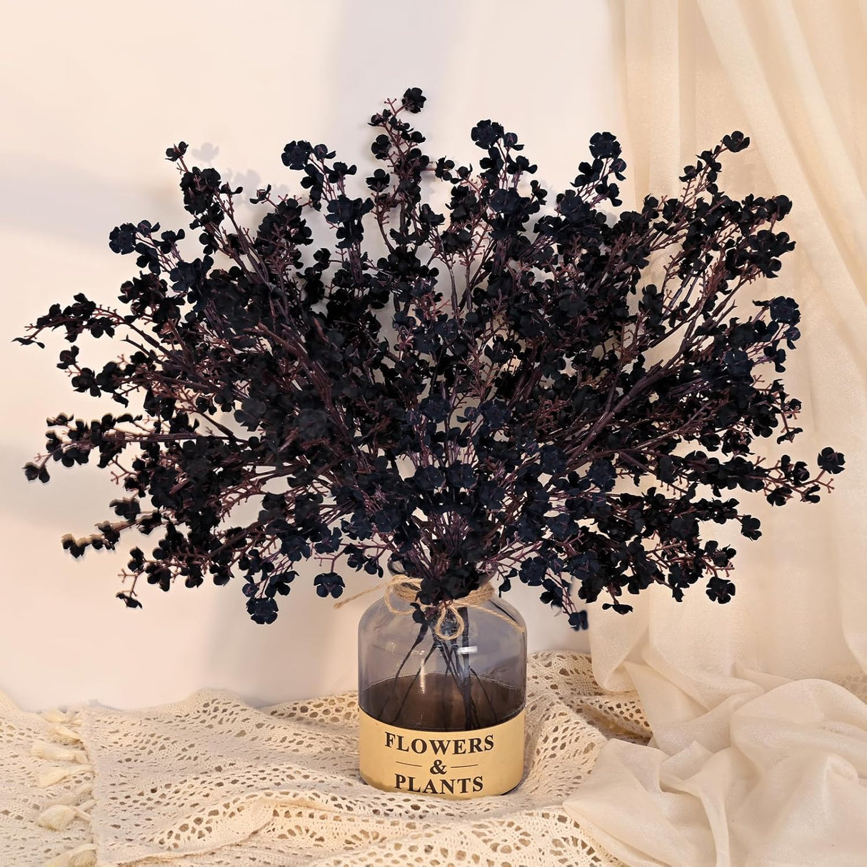 Flores Artificiales Yastouay, 10 Pcs, Decoración Halloween