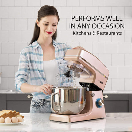 Batidora VIVOHOME 7.5 Qt, 660W, 6 Velocidades, Modelo Mixer