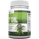 Suplemento Aceite MCT  Hecho de cocos 100% orgánicos 180 cáp