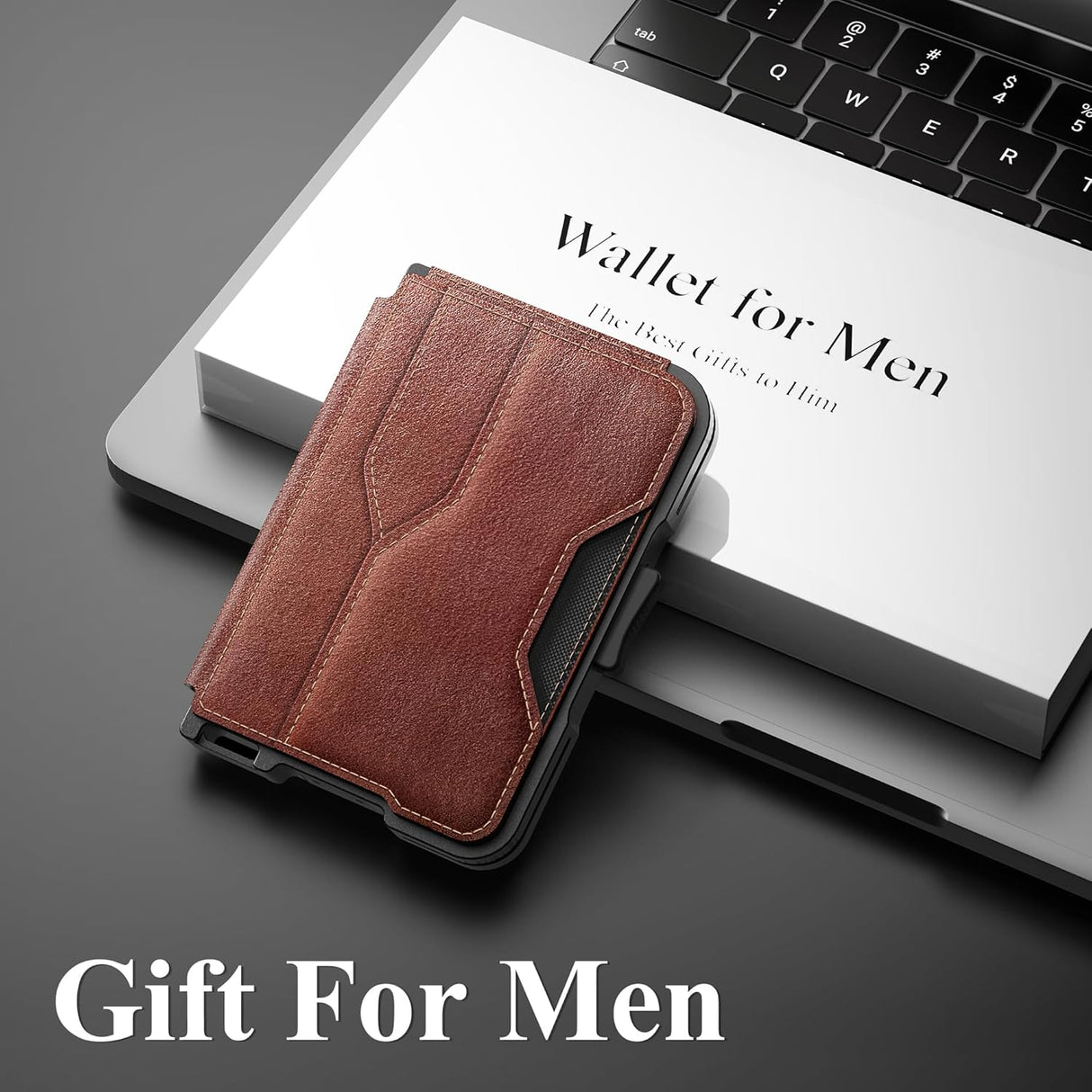 Tarjetero para Hombre, RFID, Ecológico, con Clip y Bifold