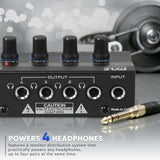 Amplificador de auriculares estéreo portátil PYLE-PRO PHA40