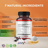Suplemento de Glucosamina, Chondroitina y MSM | 150 Cápsulas