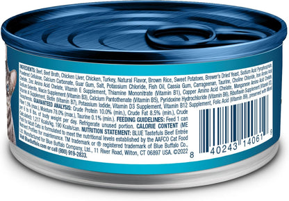 Comida Húmeda para Gatos Blue Buffalo Tastefuls, Res, 5.5 oz