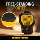 Altavoz Bluetooth portátil DEWALT, resistente al agua, clip-on