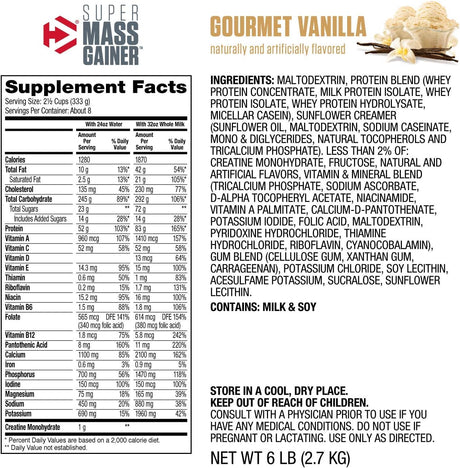 Suplementos Alimenticios para ganar masa muscular