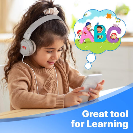 Auriculares cómodos y ligeros con cable para niños Pyle