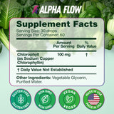 Suplemento Líquido de Clorofila 6000 mg - Antioxidante y Energía