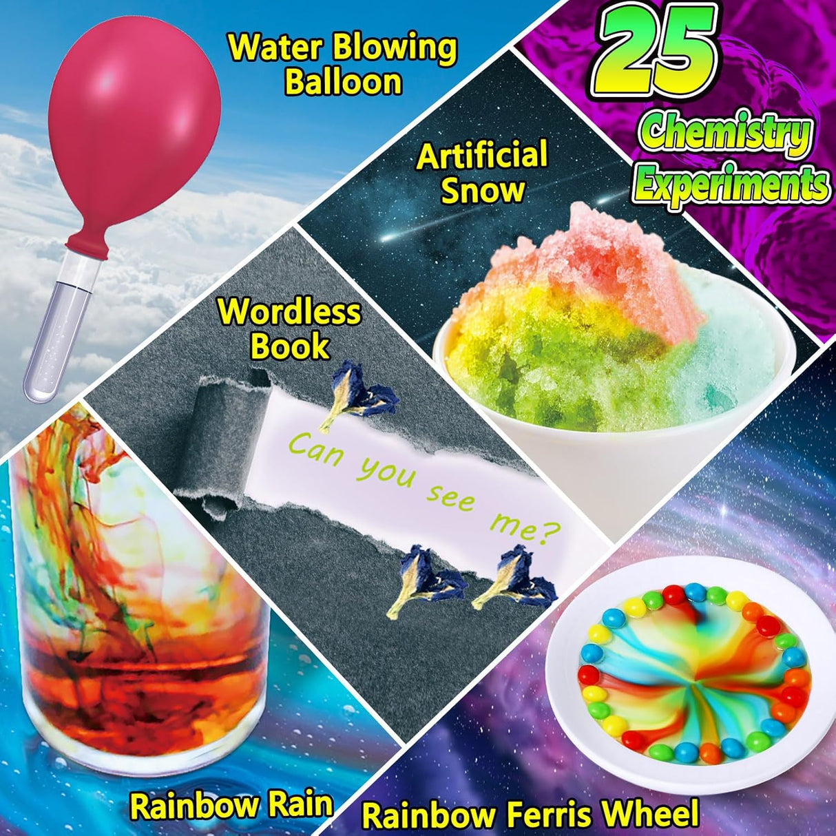 Kits de Ciencia 70 Experimentos S.T.E.M. para Niños y Niñas