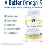 Suplemento Nordic Naturals ProOmega 2000-D sabor a limón