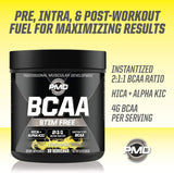 PMD Sports BCAA Aminoácidos sin Estímulo, Mejor Rendimiento 30 Servs