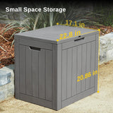 Caja de cubierta de almacenamiento tapa bloqueable EAST OAK