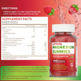 Gomitas de Magnesio Glycinate 800mg sin azúcar, Calma y Sueño