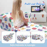 Silla plegable de felpa suave que brilla en la oscuridad
