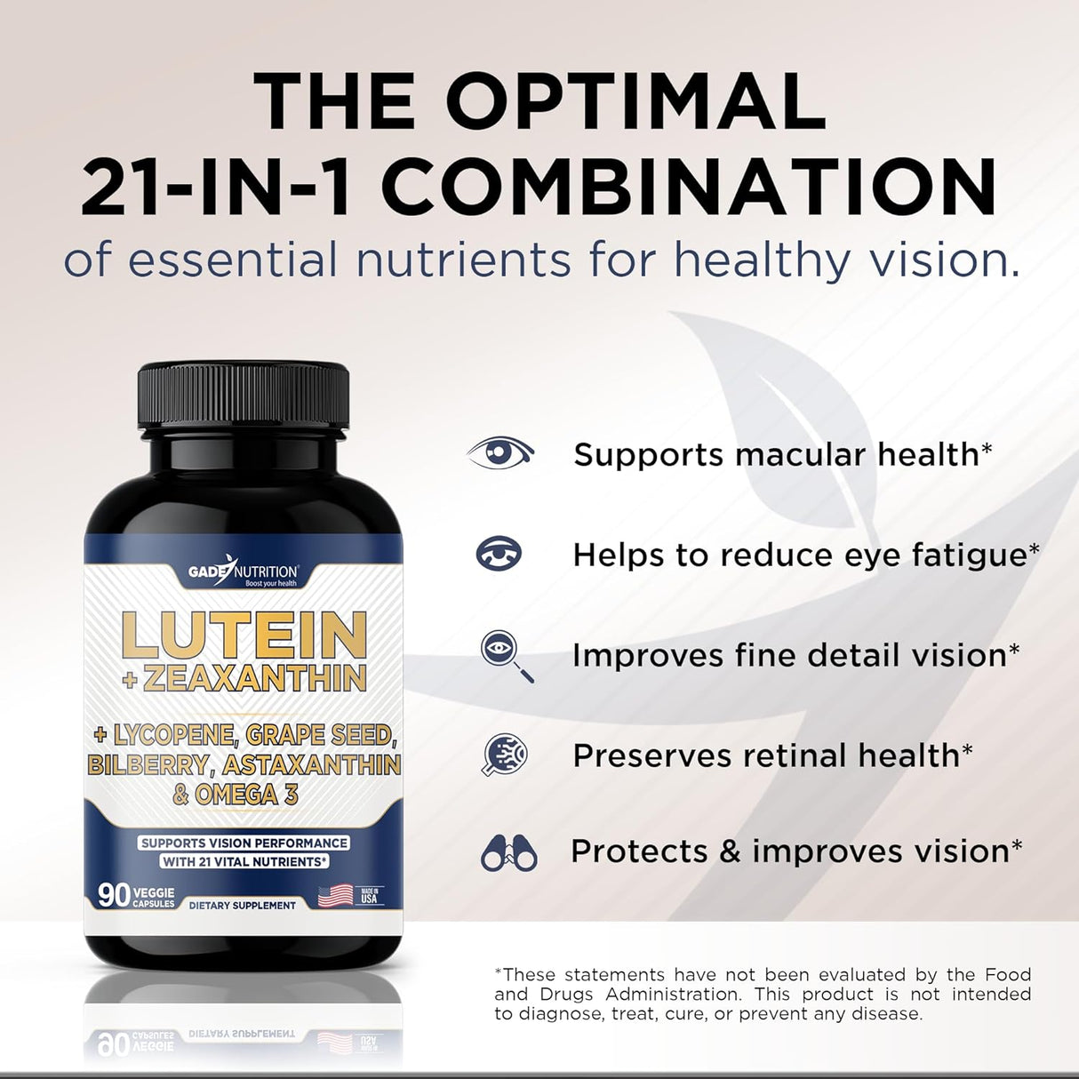 Suplementos de luteína y zeaxantina salud ocular Astaxantina