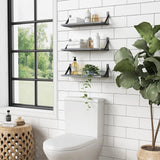 Estanterías Flotantes Forbena para Decoración, Set de 3