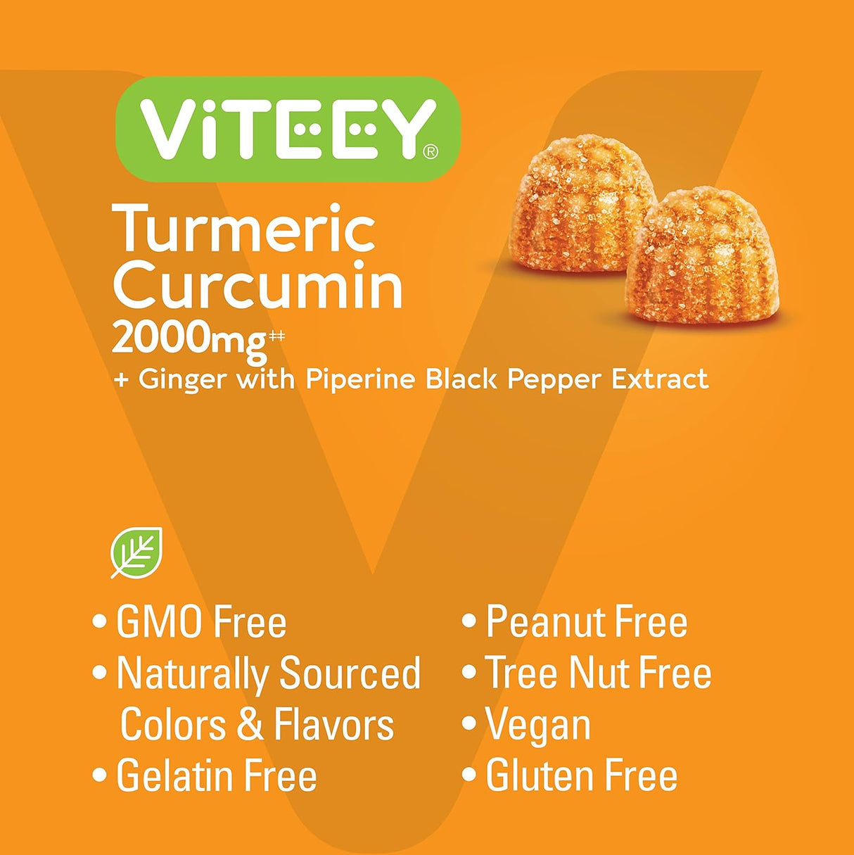Suplementos Gomitas de Cúrcuma y Jengibre con Pimienta 60 Un