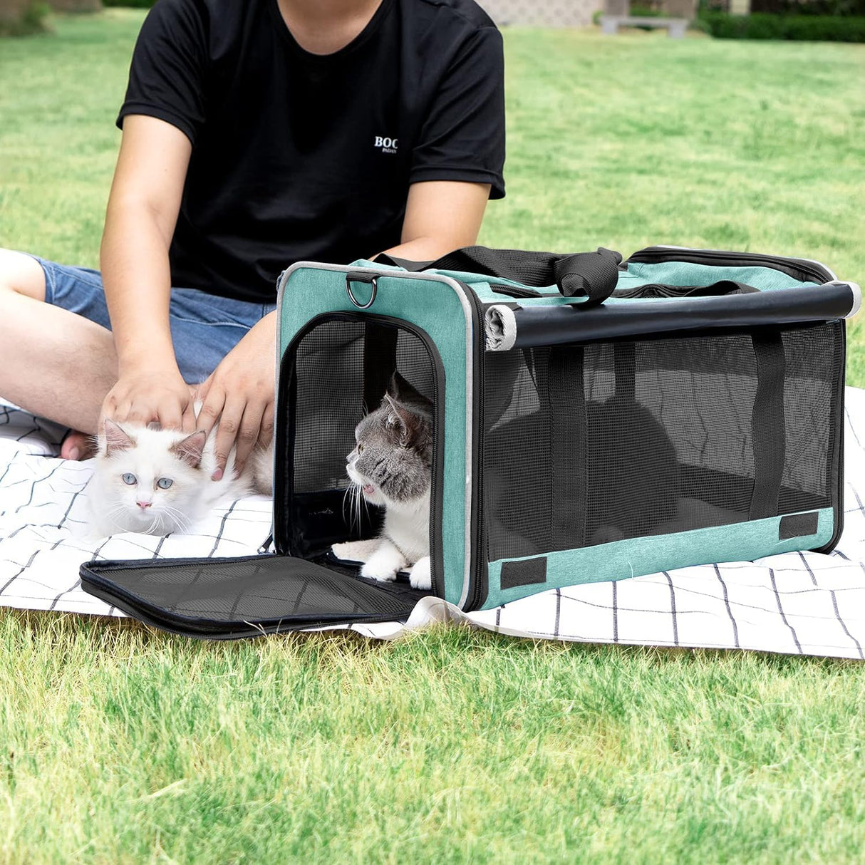 Transportín para Perro Pequeño, marca, suave, 18 pulgadas, plegable