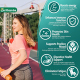 Cápsulas de musgo irlandés orgánico, suplemento energético, 150