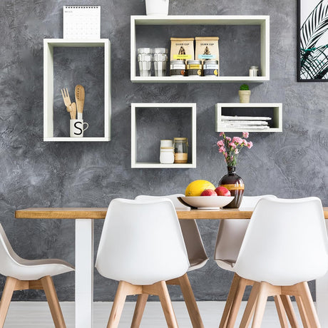 Estanterías flotantes Kaboon, set de 4 cubos grandes, modelo 2023