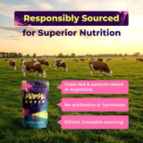 Suplemento de órganos de res para mujer, 100% pasto, equilibrar hormonas
