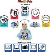 Pillow Pets Bluey, Peluche de BBC Studios, Juguete Suave
