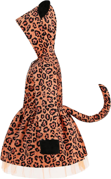 Disfraz de Leopardo para Niñas y Botas - Yolsun, Halloween