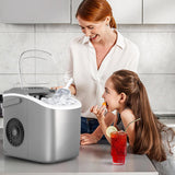 Máquina de Hielo Portátil, 26Lbs/24H, Auto-Limpieza, Modelo XYZ