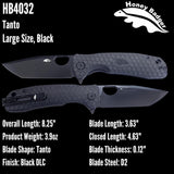 Cuchillo de hoja ligera de 3.9 onzas, plegable, uso diario