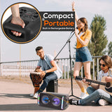 Parlante con Bluetooth sistema de micrófono 500W PPHP266B.5