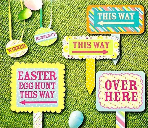 Happy Easter Egg Hunt Sign Kit