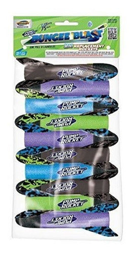 Paquete De 8 Cohetes De Repuesto De Pump Rocket Mini