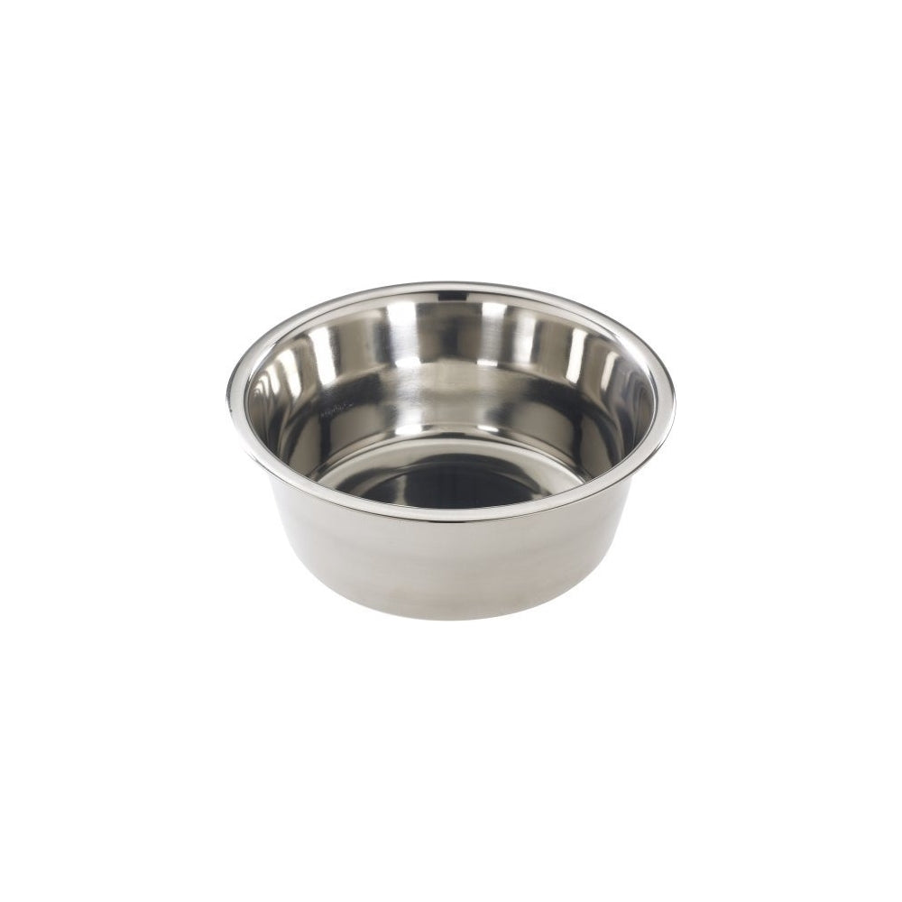 Plato para mascotas,  en espejo de acero inoxidable