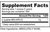 lisina en polvo NutraBio 17.64 oz aminoácido