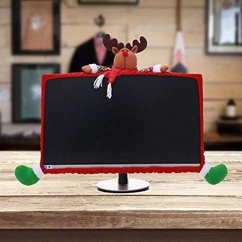 Cubierta De Monitor De Computadora De Navidad Long7ines,