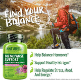 Suplemento para menopausia NATURELO con hierbas, 90 cápsulas