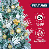 Ramas decorativas Joiedomi, 24 Pcs, para árbol de Navidad