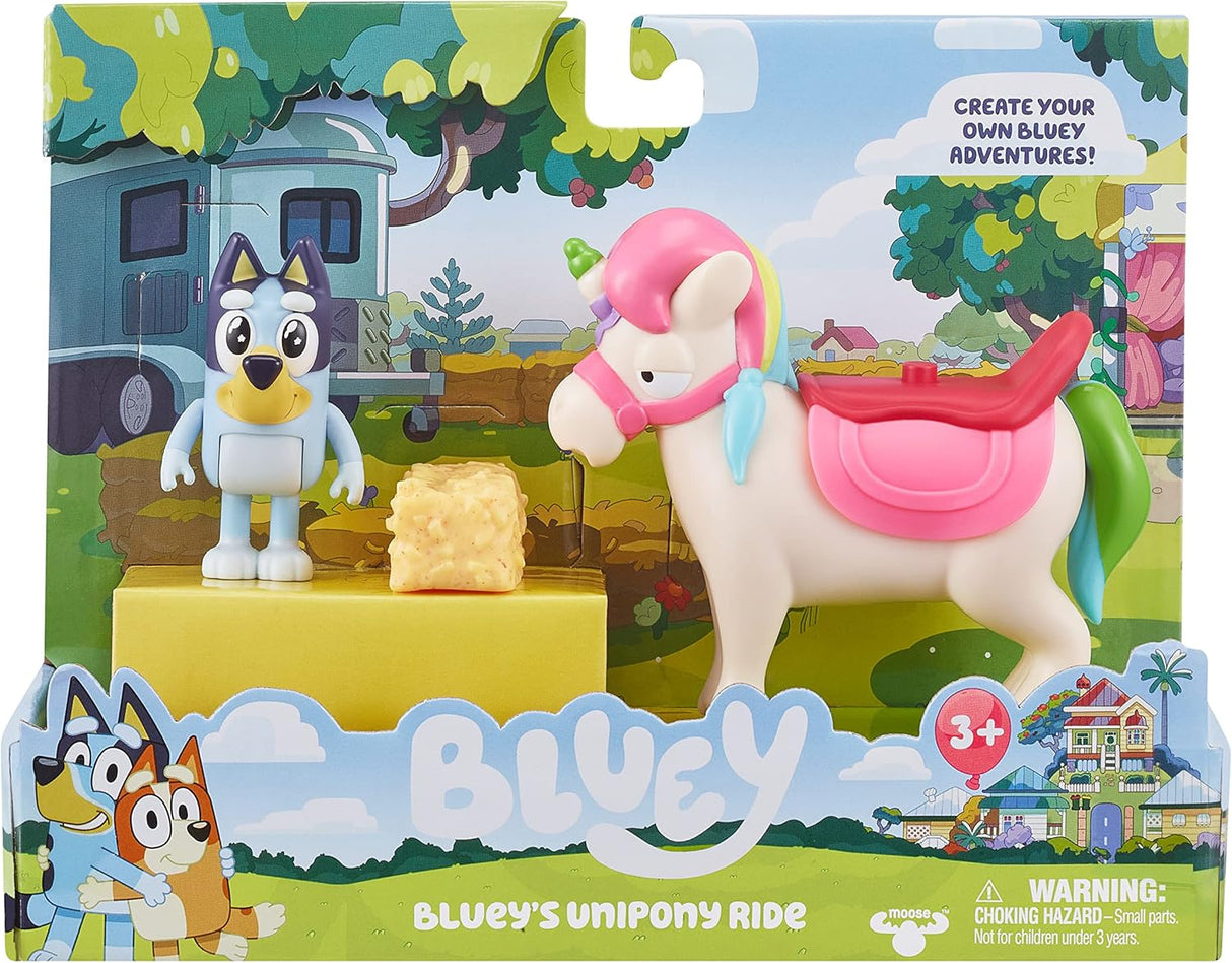 Figura articulada Unipony, Bluey, 2.5-3 pulgadas, juguete