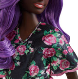 Muñeca Barbie Fashionistas con cabello púrpura modelo 12345