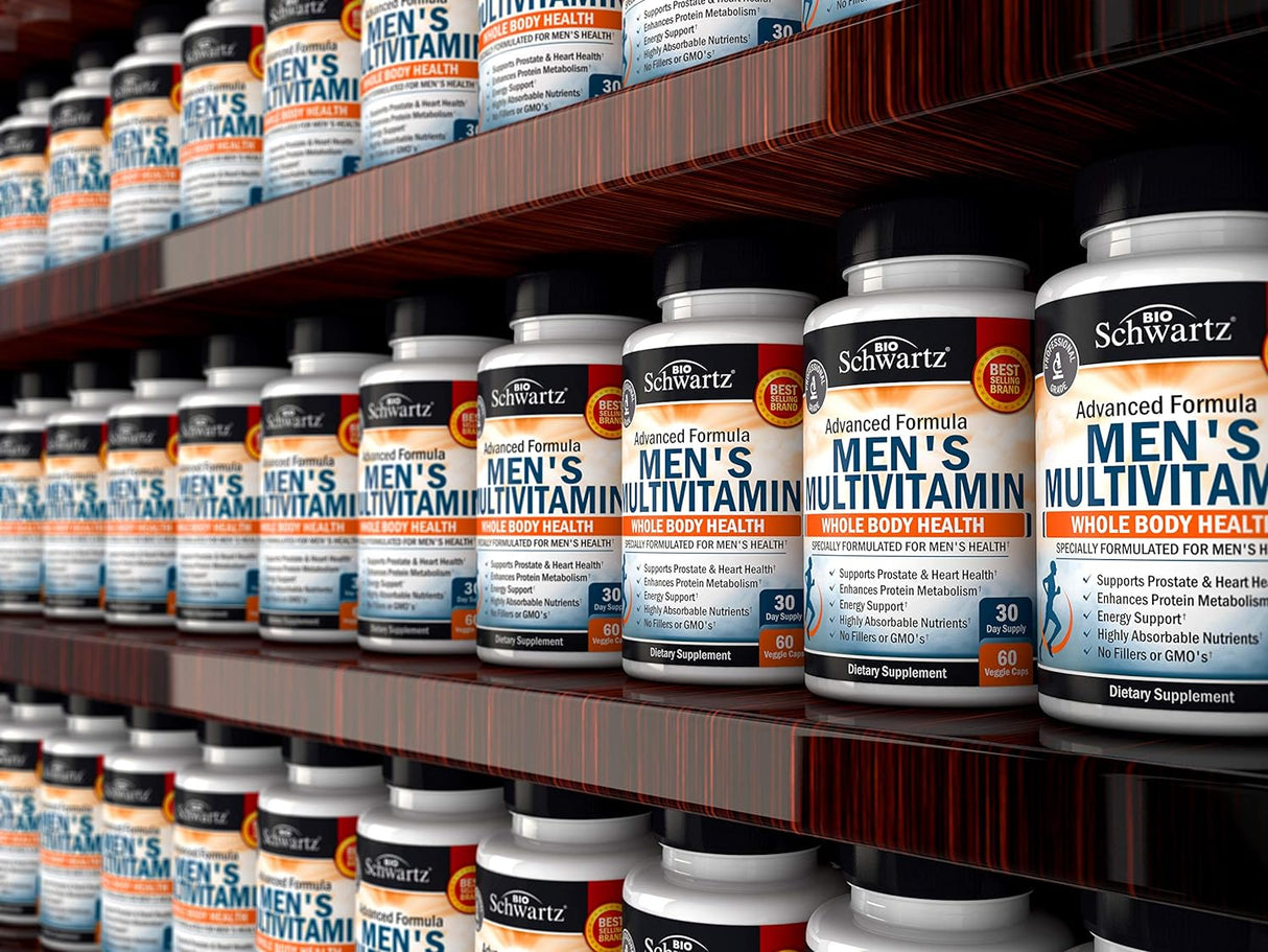 Multivitamínico para hombres con vitaminas y zinc