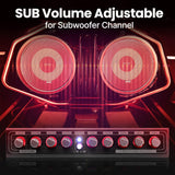 Ecualizador gráfico de 5 bandas con volumen PYLE PLE550BS