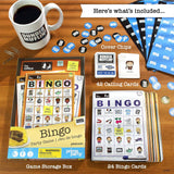 Juego de Bingo de The Office para 24 Jugadores - Fiesta y Cumpleaños
