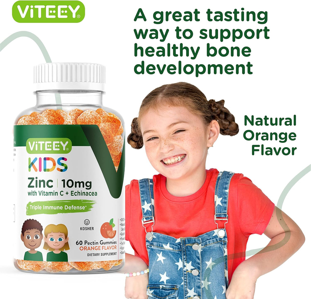 Gomitas de Zinc para Niños con Vitamina C y Equinácea