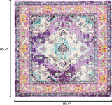 Alfombra Boho Chic Medallón Desgastada MNC243L