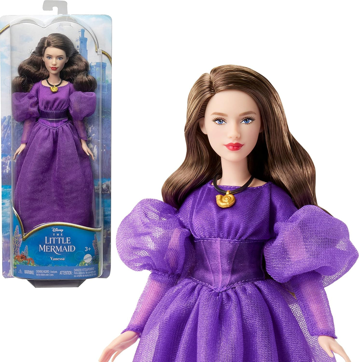 Muñeca Vanessa de La Sirenita, Mattel, inspirada en la película