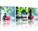 3 Panel Spa Decoración de pared Spa Stone