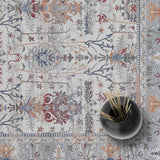 Alfombra Adiva 3x5 Lavable Antideslizante Vintage 3' x 5