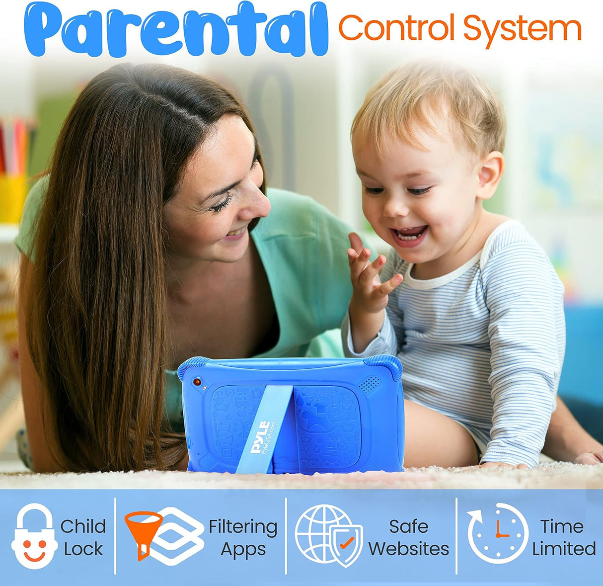 Tablet infantil con lápiz capacitivo de 7 pulgadas Pyle