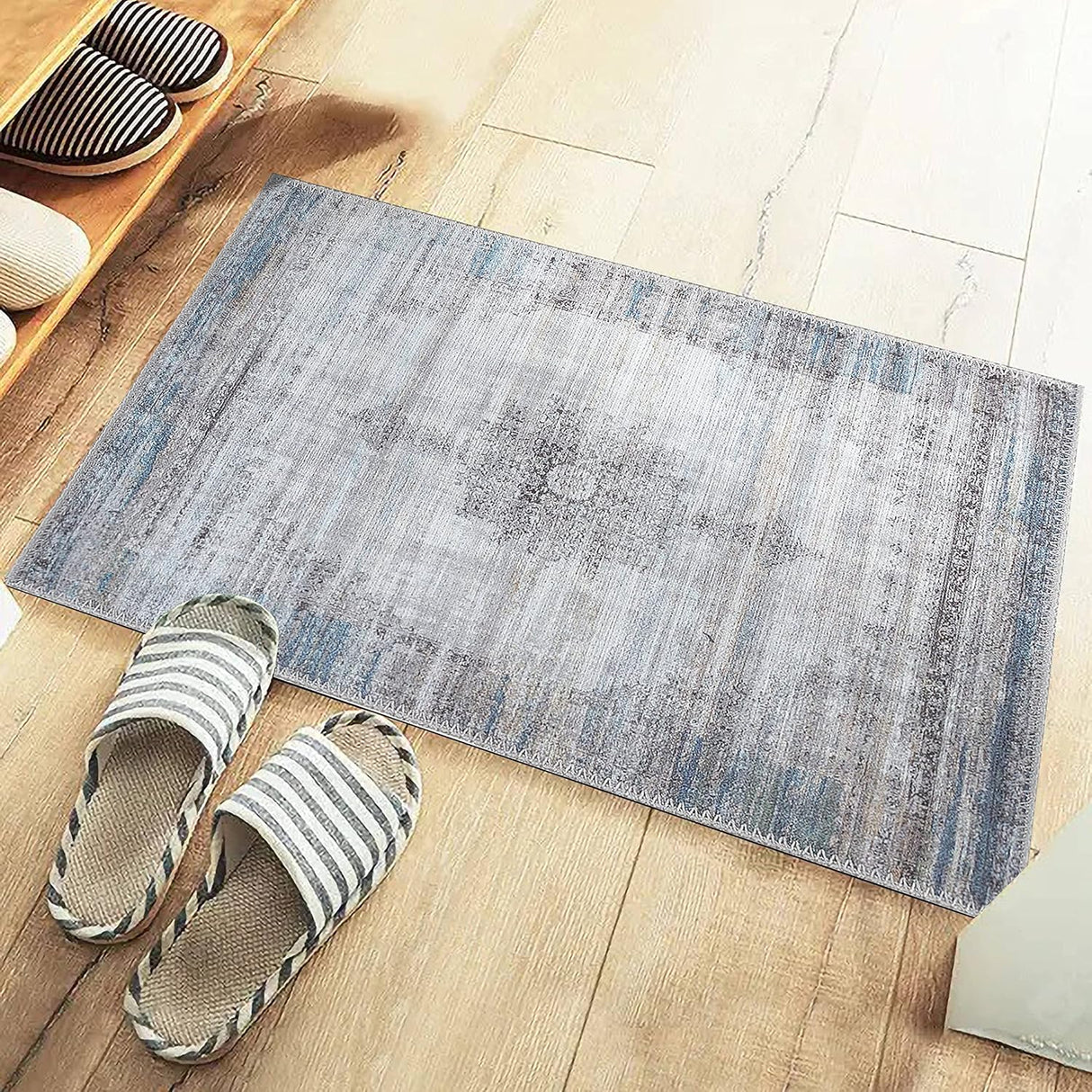 Alfombra Lavable 2x3 Adiva con Antideslizante, Vintage
