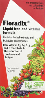 Suplemento salud óptima con vitamina D hierro vitamina B12